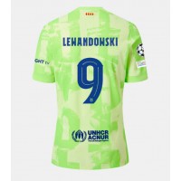 Camisa de Futebol Barcelona Robert Lewandowski #9 Equipamento Alternativo 2024-25 Manga Curta